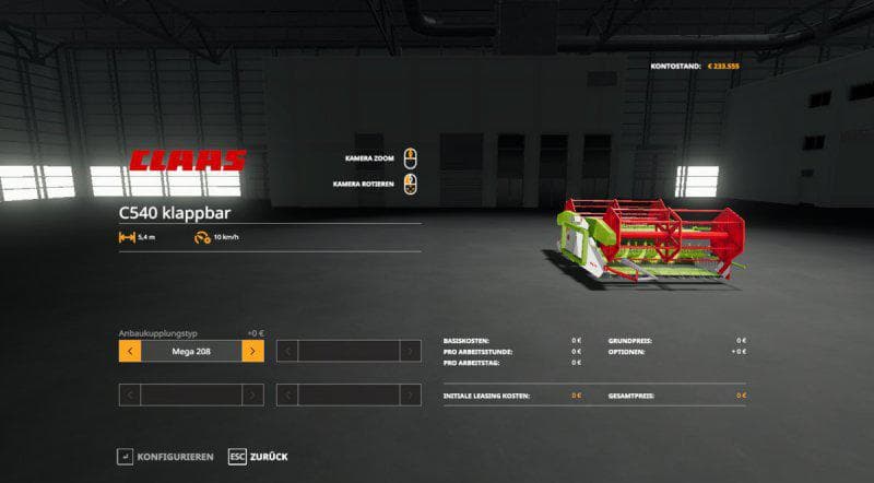 CLAAS C540