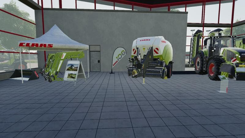 CLAAS SHOP AND ADVERTISING OBJECTS