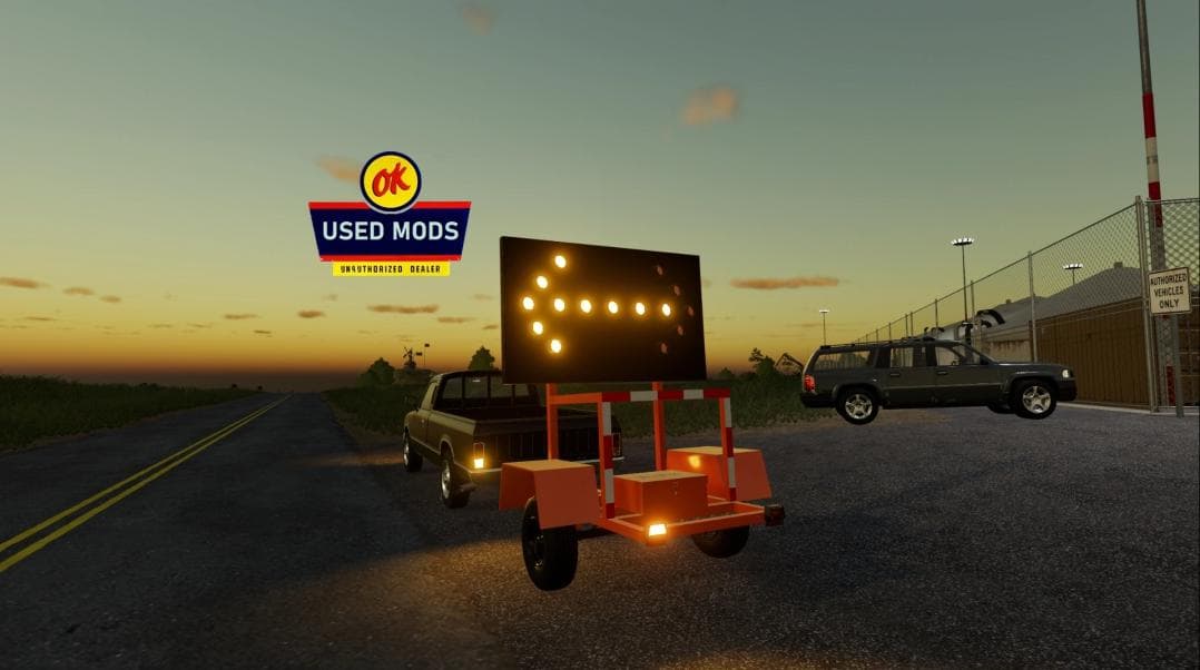 CONSTRUCTION ARROW TRAILER