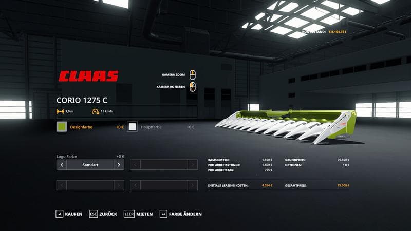 Claas Lexion 8900 Pack