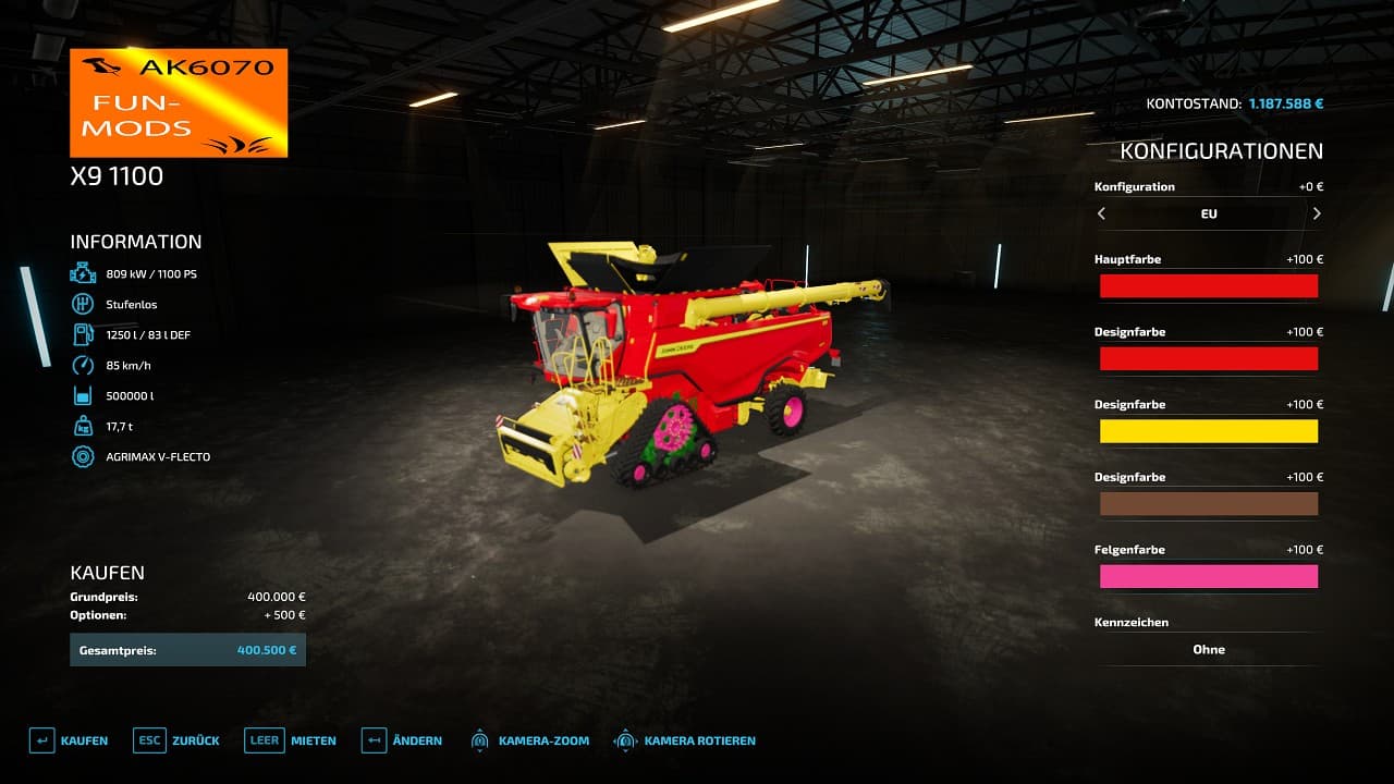 Combine harvester as a maize chopper