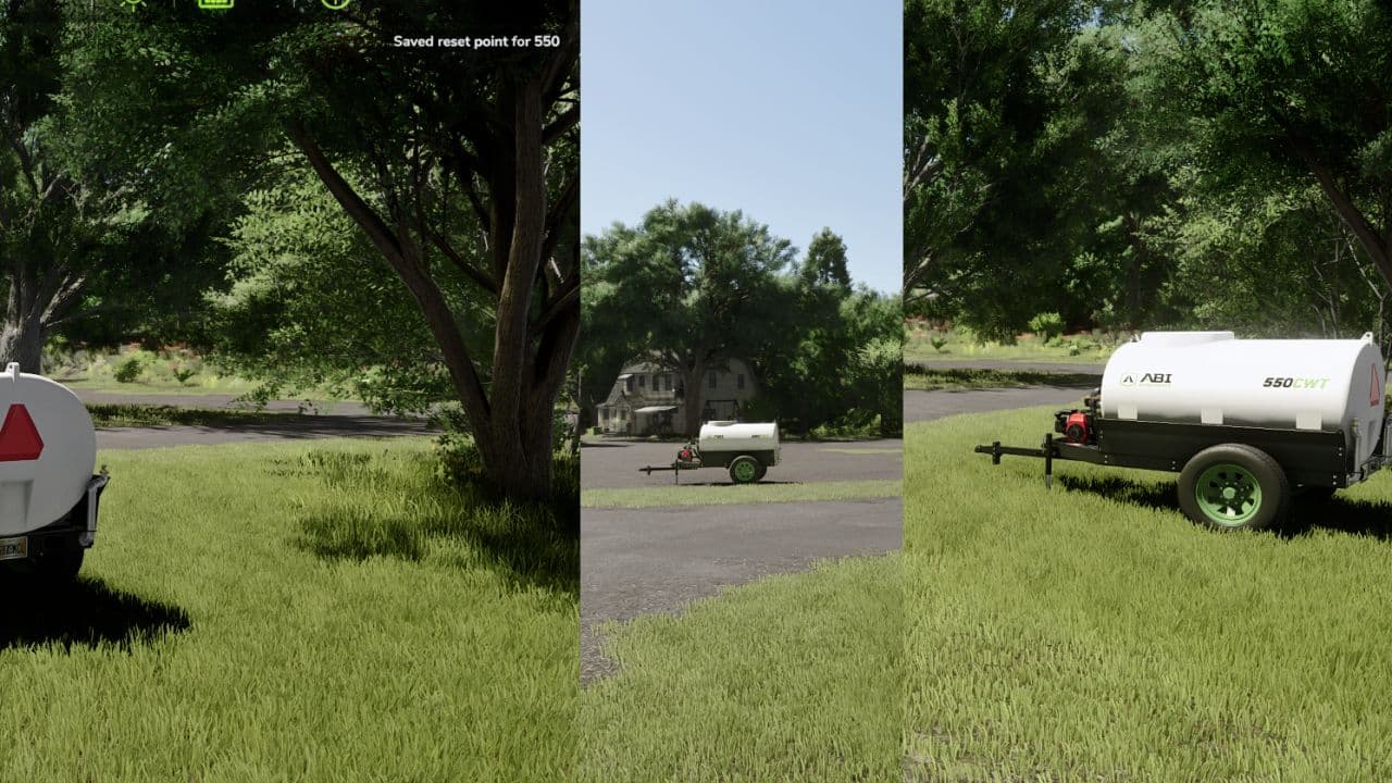 Custom Vehicle and Tool Reset Points