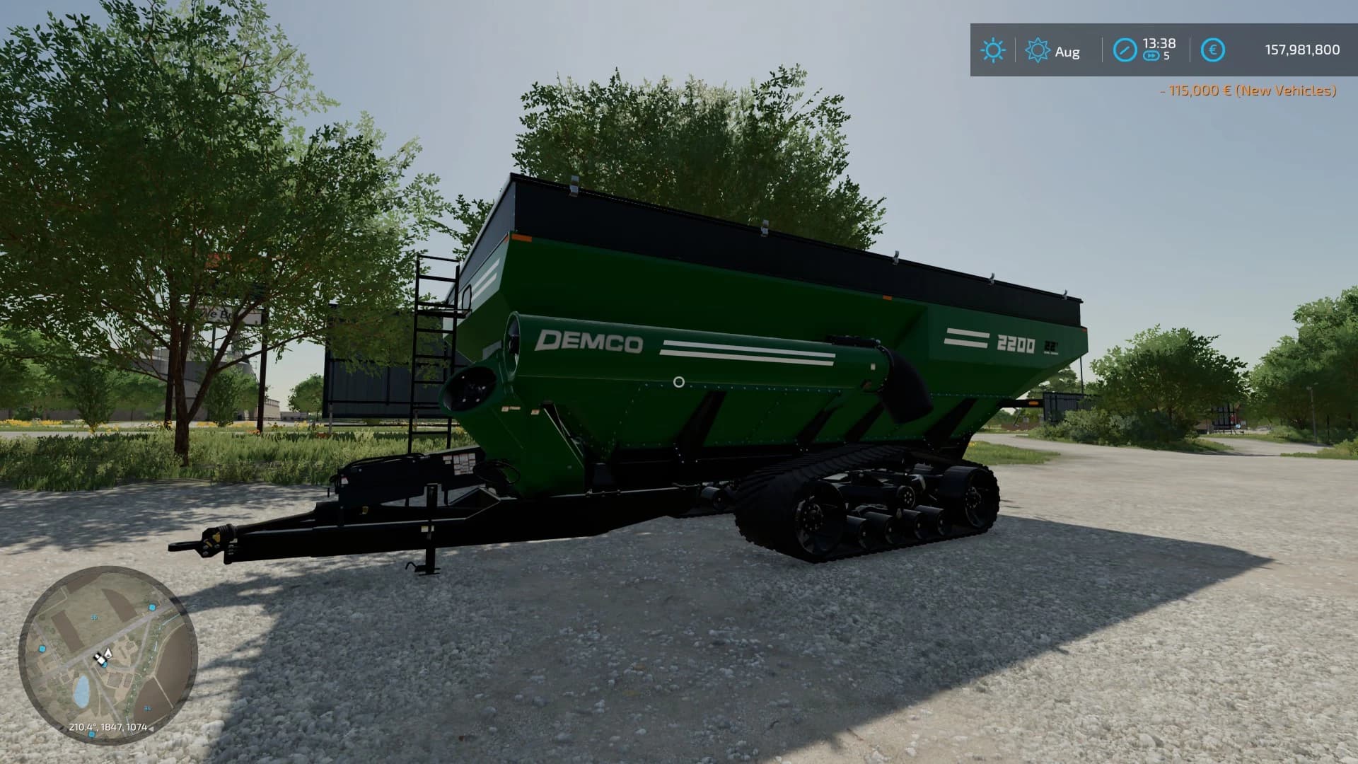 DEMCO BEET CRUSHING AUGER WAGON