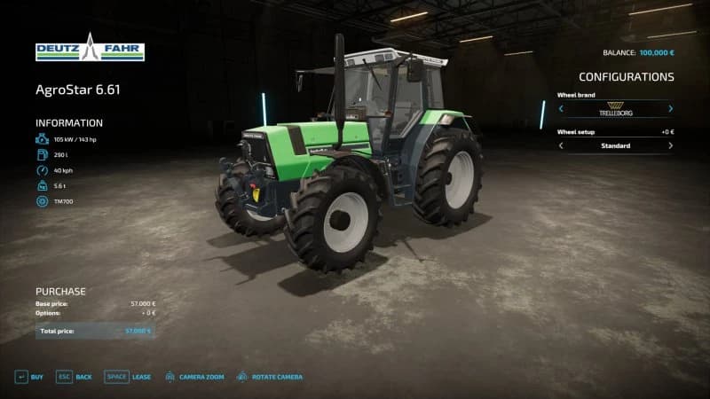 DEUTZ FAHR AGROSTAR 6.61