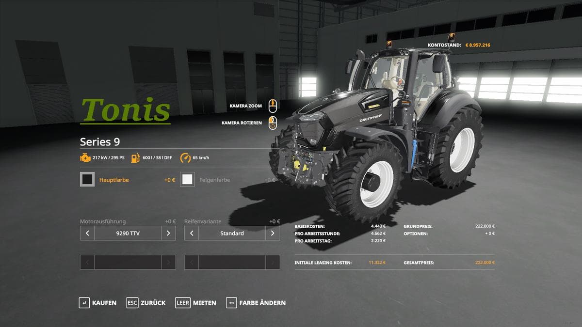 DEUTZ S9 WITH NEW ENGINE