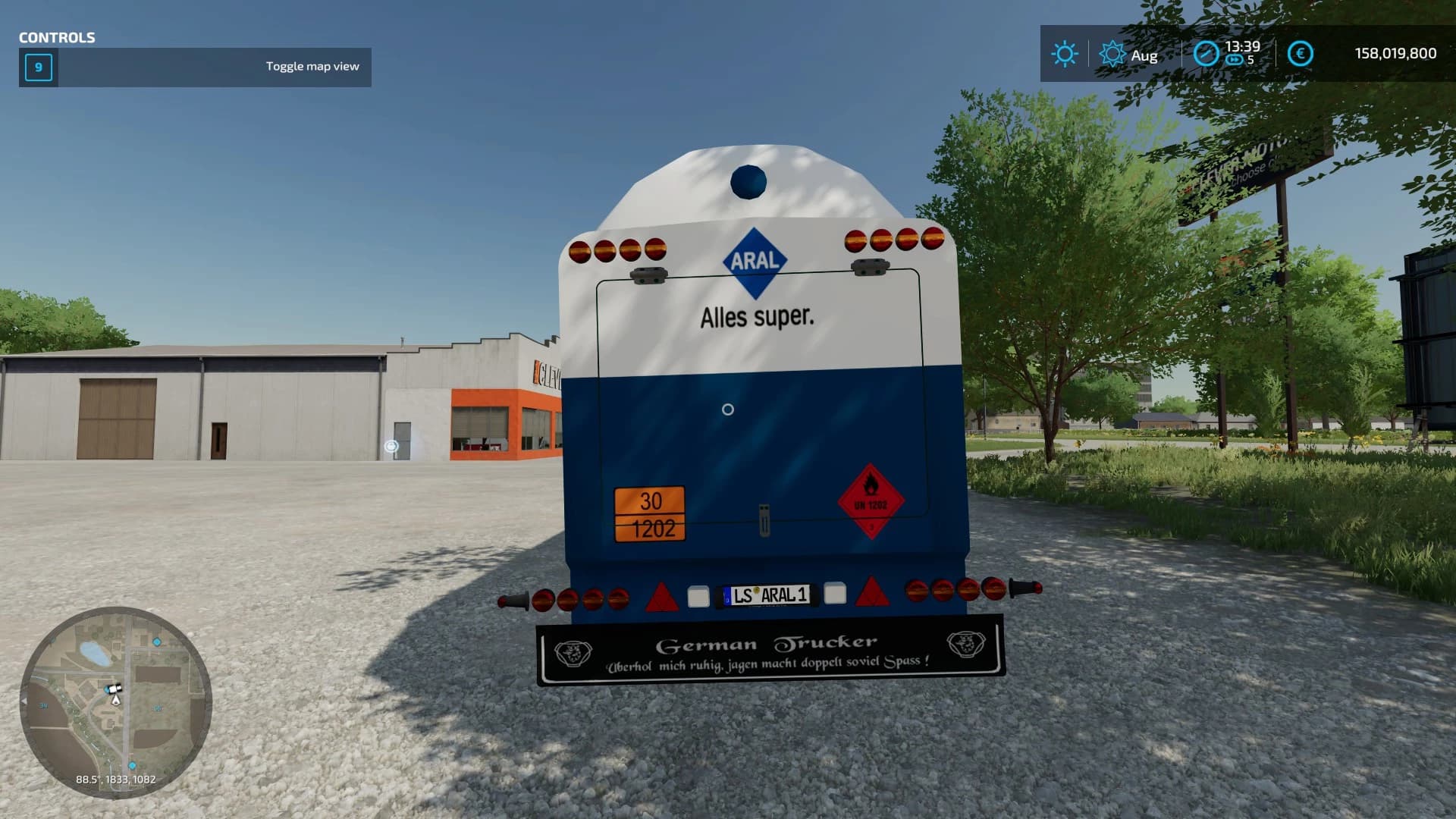 DIESEL SEMITRAILER ARAL