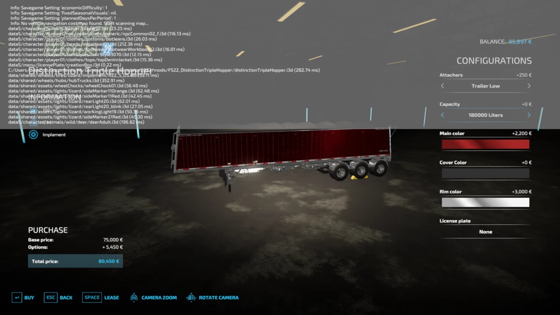 DISTINCTION TRIPLE HOPPER BULK WITH HITCH