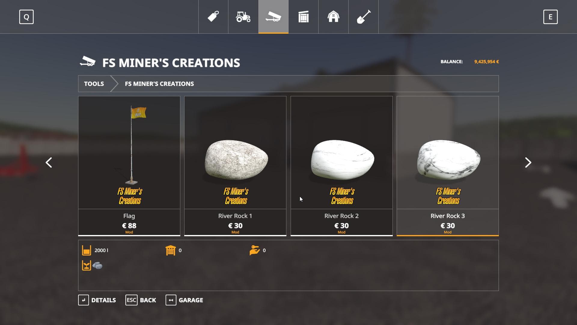 DYNAMIC RIVER ROCK WITH FILLTYPE