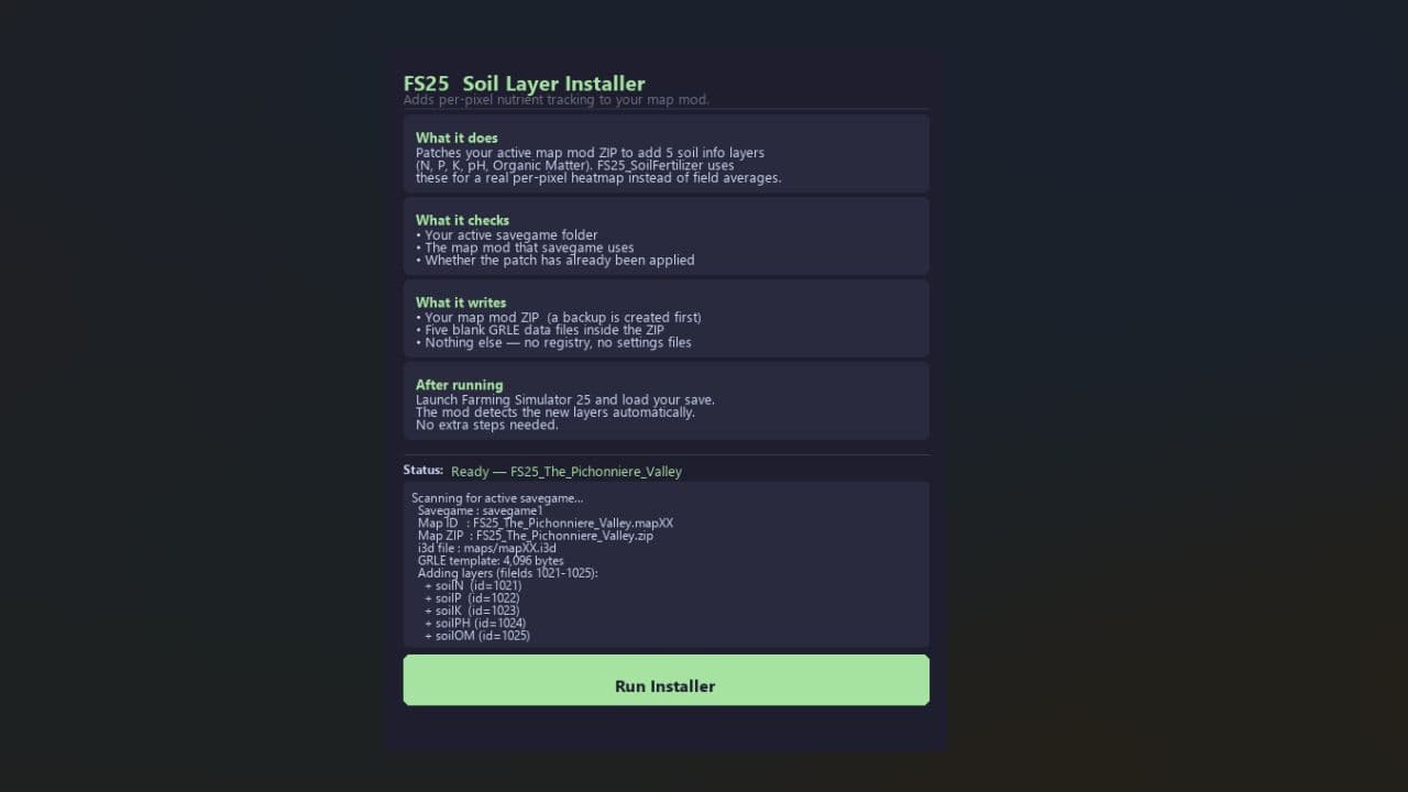 Density Layer Installer