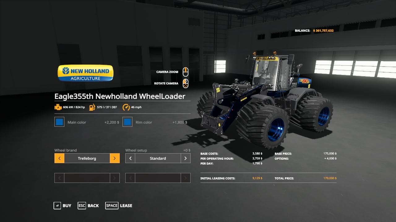 EAGLE355TH NEW HOLLAND WHEELLOADER