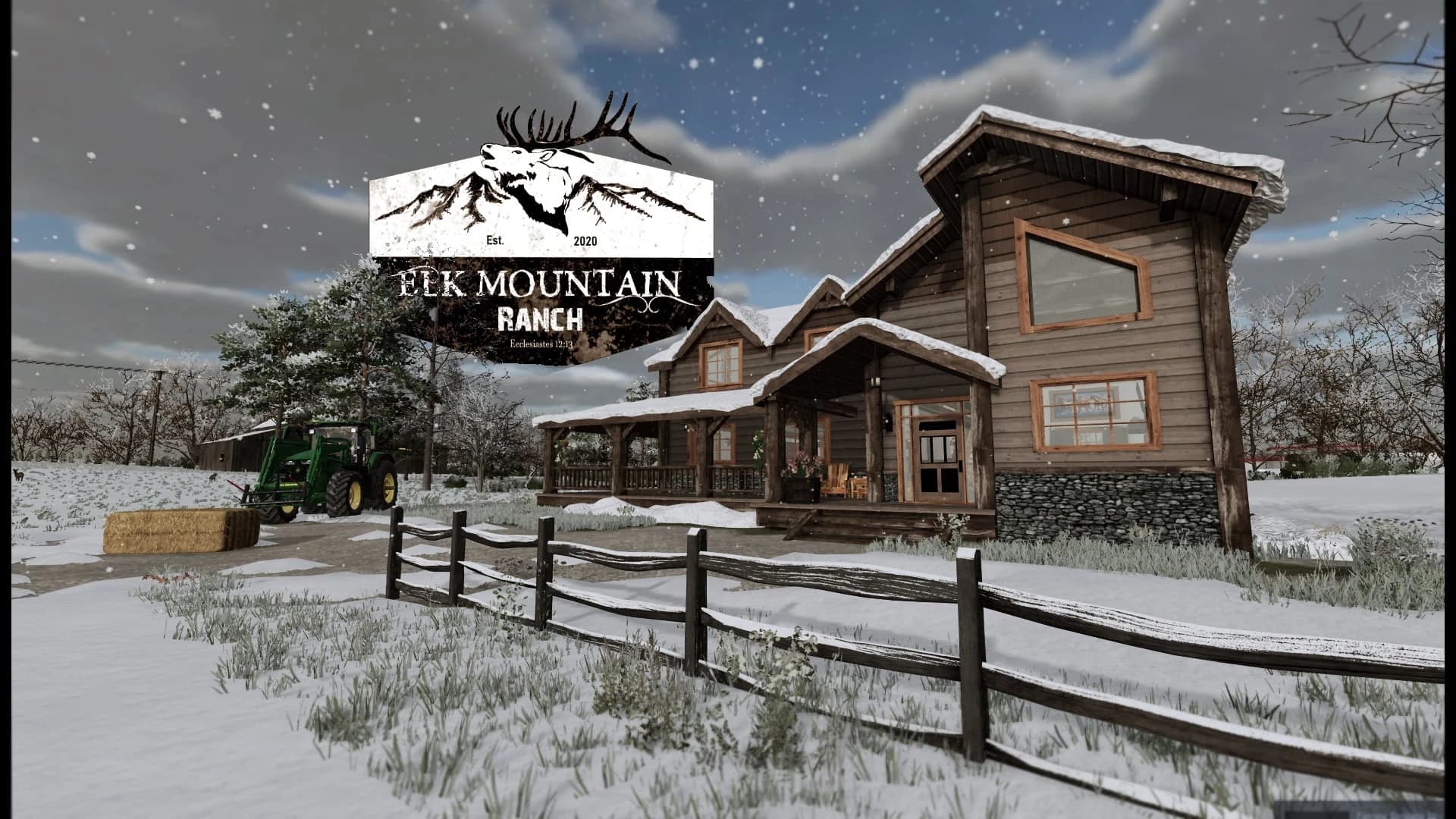 ELK MOUNTAIN RANCH HOUSE (COLOR SELECTABLE)