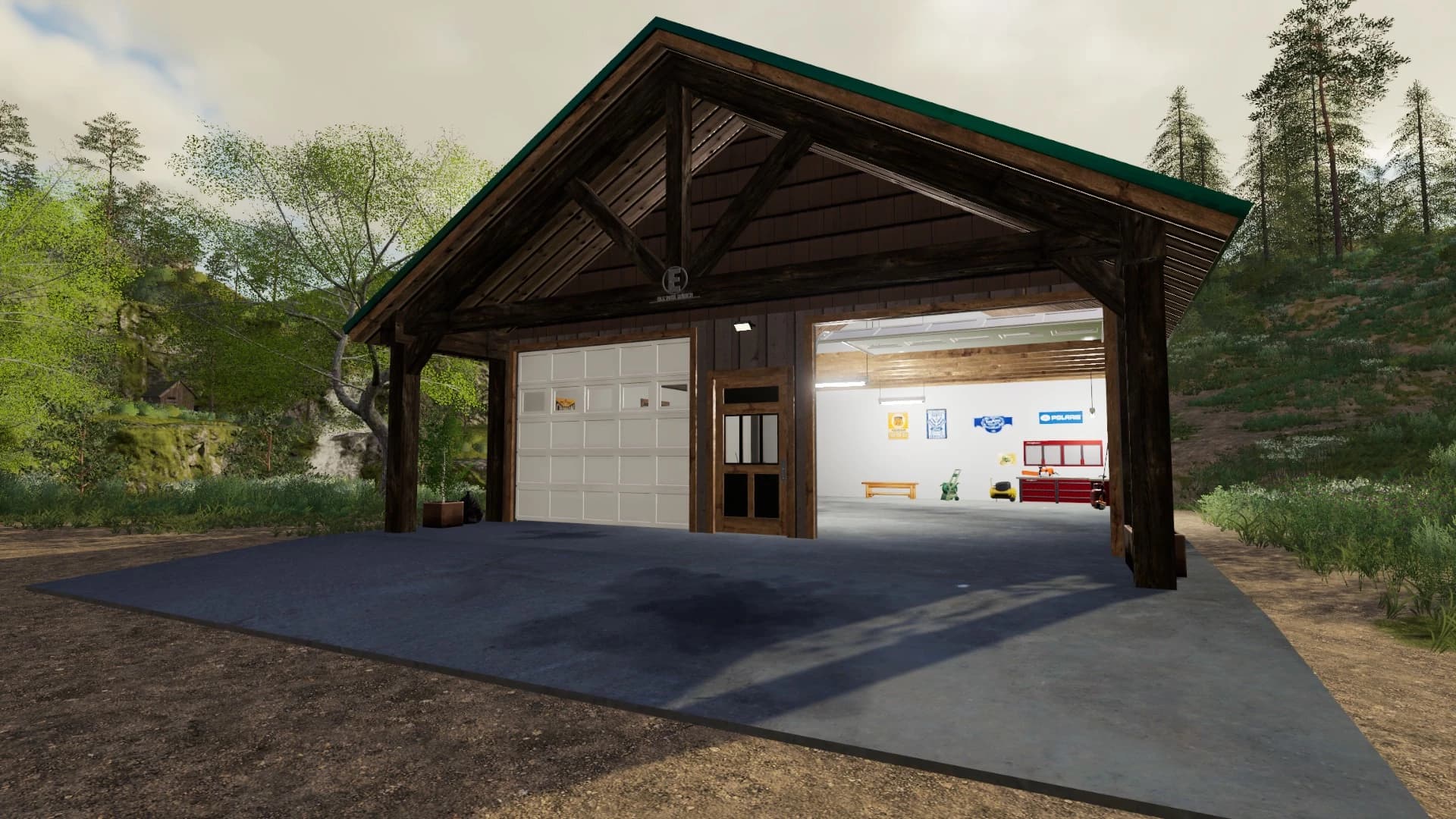 EMR RANCH HOUSE AND GARAGE