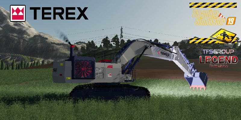 EXCAVATOR TEREX RH90F DIRTH