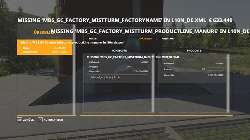 FACTORY SET