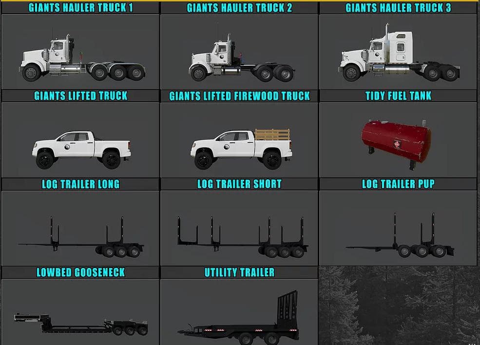 FDR LOGGING MODS PACK DECEMBER - 2020