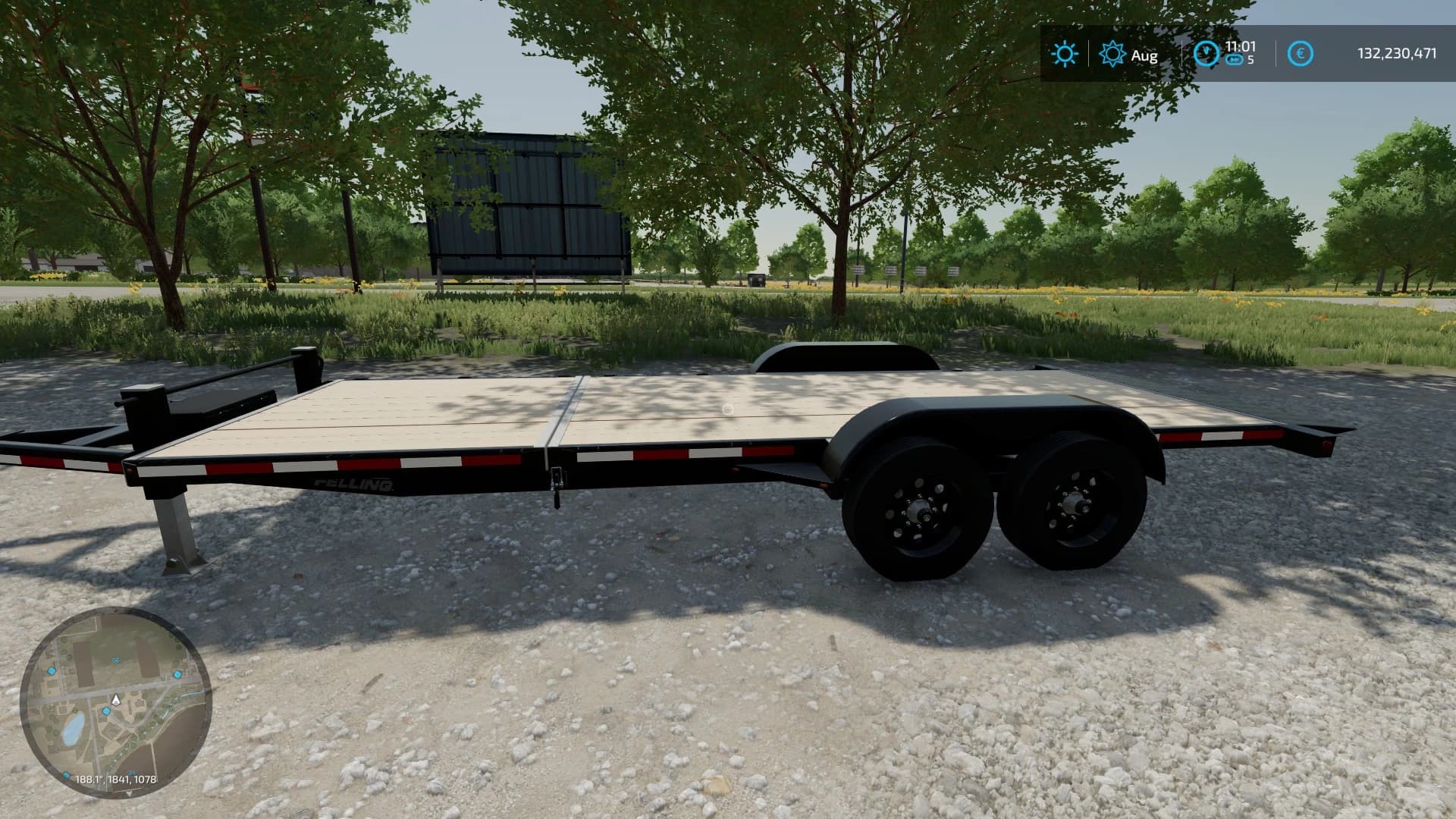 FELLING TILT DECK TRAILER