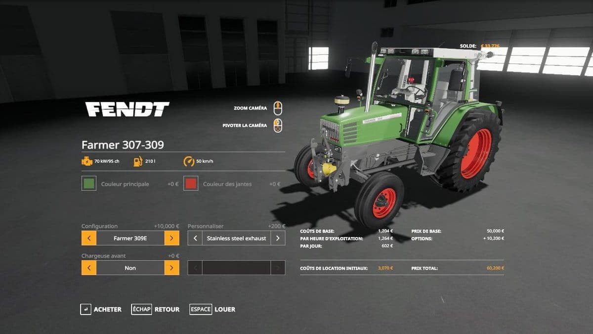 FENDT 300 AVEC 2WD