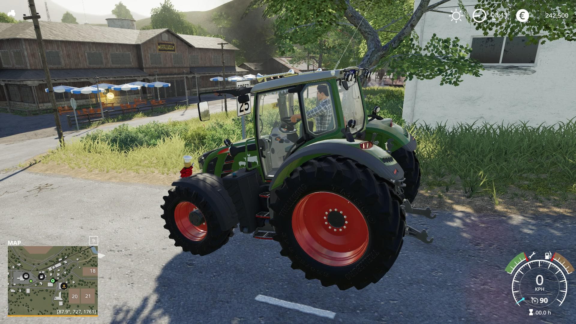 FENDT 724 WITH SMOKE