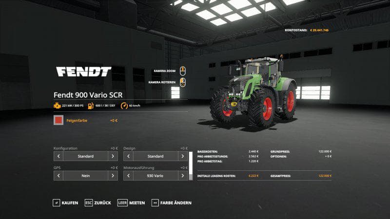 FENDT 900 SCR VERBESSERTE
