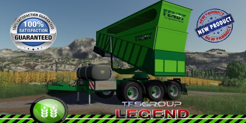 FENDT BIG OVERLOADING TRAILER