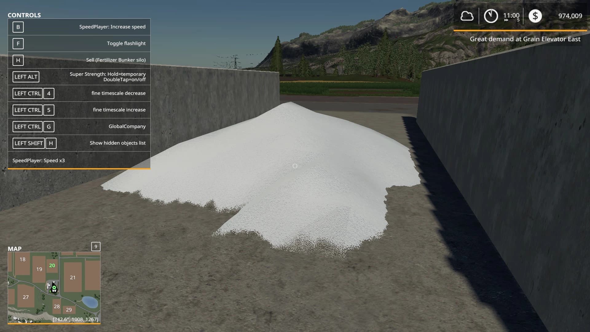 FERTILIZER BUNKER SILO