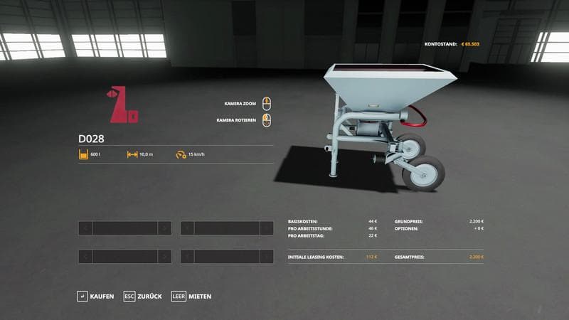 FERTILIZER SPREADER D028/4