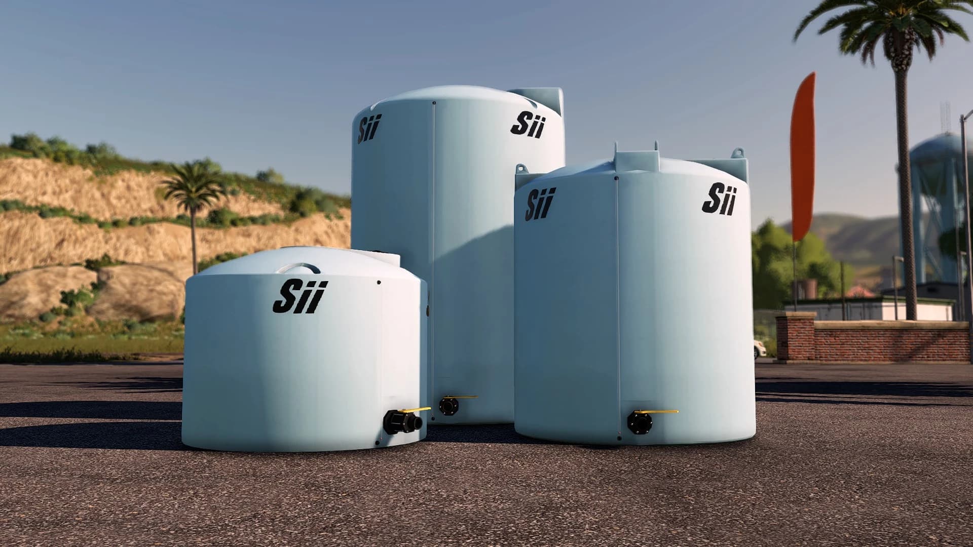FILLABLE FERTILZER STORAGE TANKS