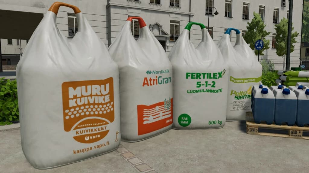 FINNISH BIG BAGS AND PALLETS