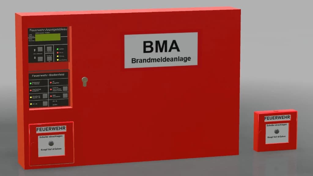 FIRE ALARM CENTER + FIRE ALARM SYSTEM (PREFAB)