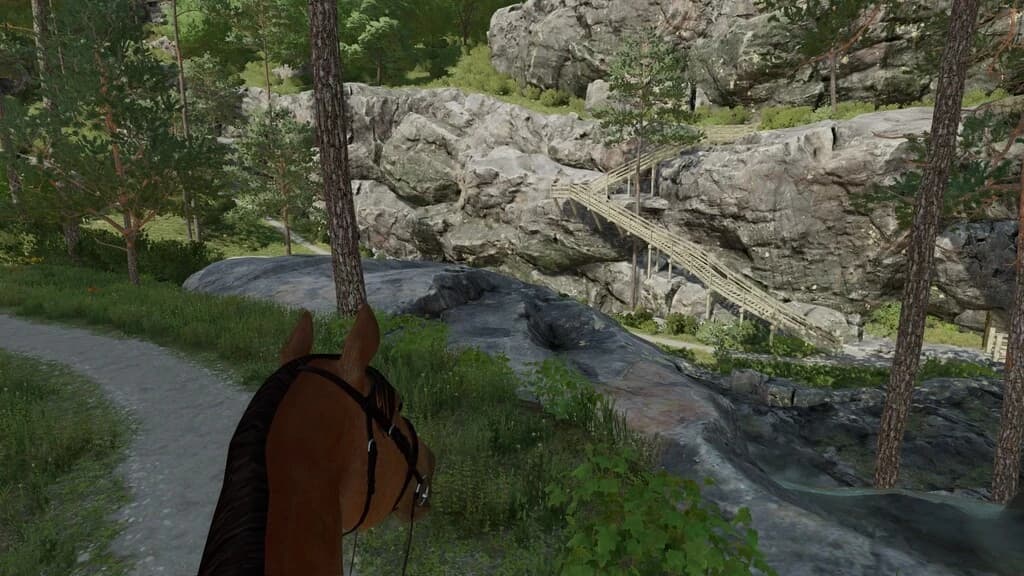 FIRST PERSON HORSE RIDING CAMERA