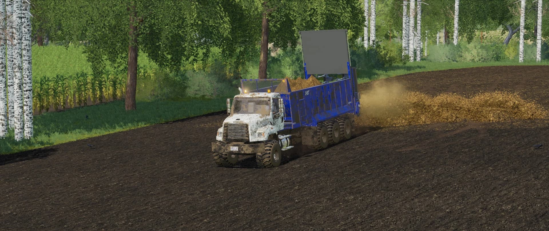 FREIGHTLINER 108SD WITH JBS VMT2248 MANURE SPREADER