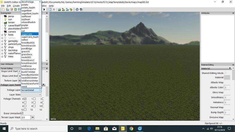 FS19 MOD MAP TEMPLATE BY STEVIE