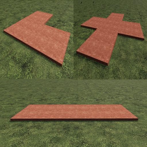 FS19 Red Placeable Slabs