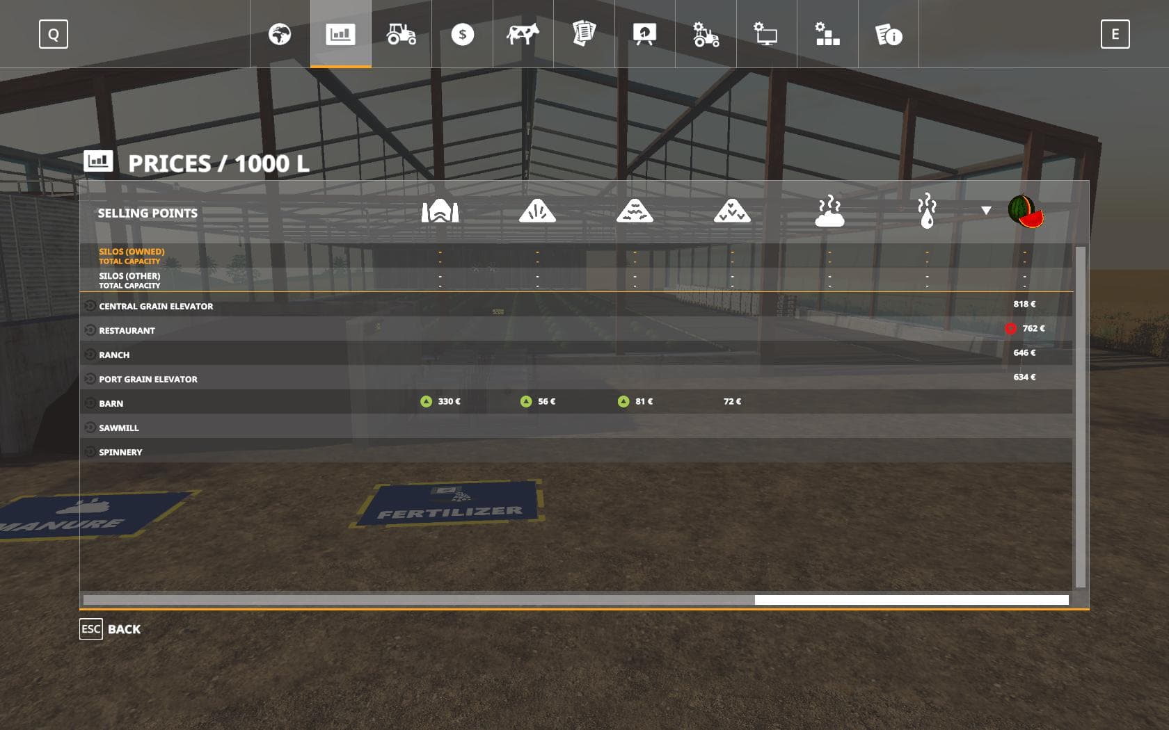 FS19 Watermelon Greenhouse