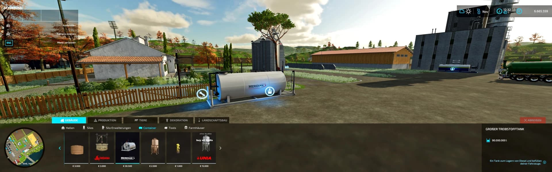 FUEL TANK WITH 90.000.000L VOLUME