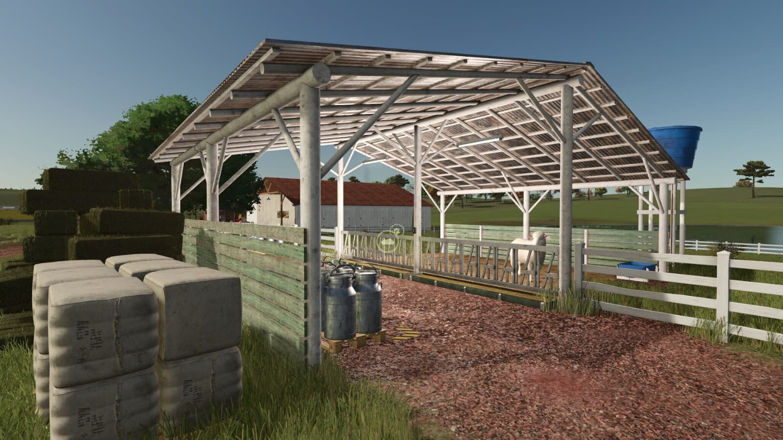 Fenceless Sheep Pasture