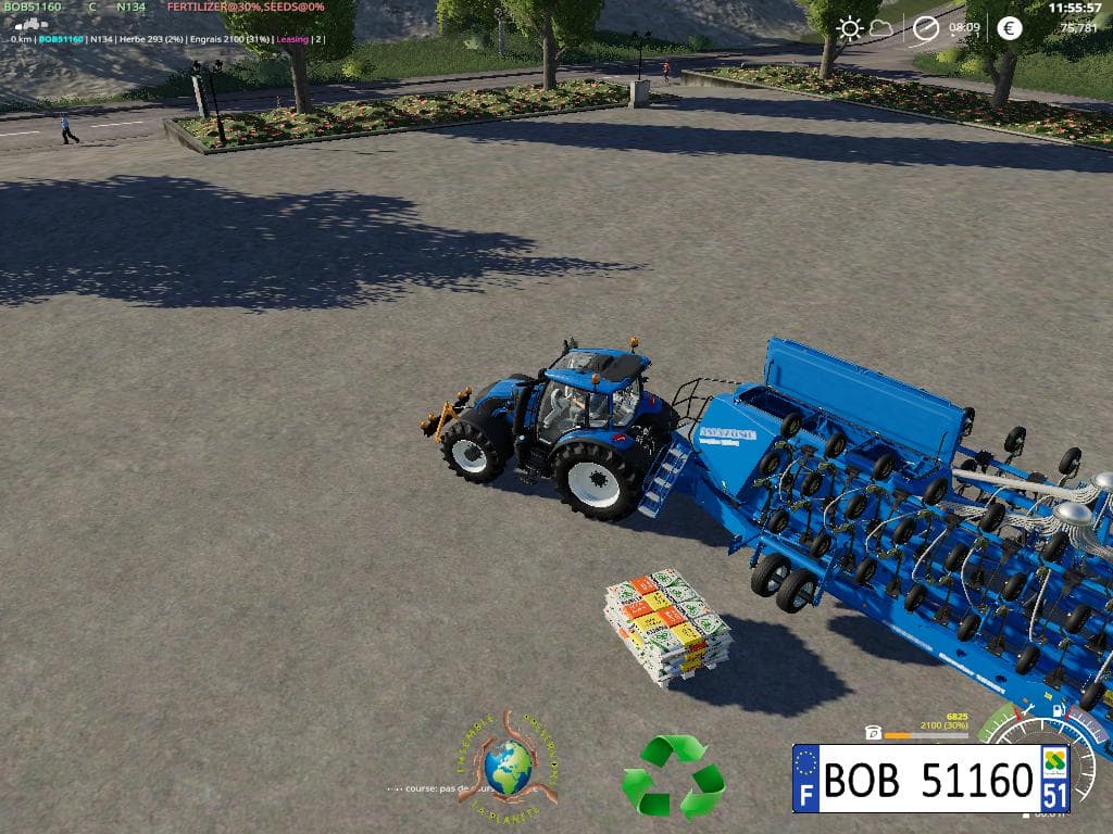 Fertilizer seeds pallets By BOB51160