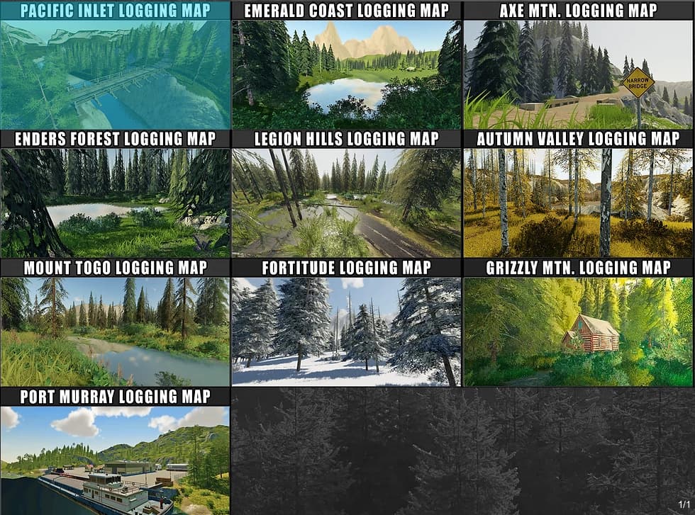 Forestry Maps Pack
