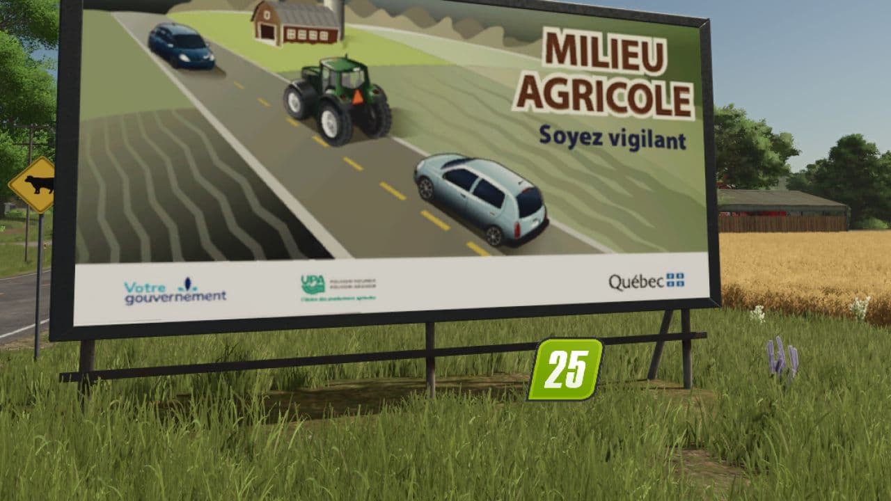 French Placeable Awareness Panel - Agricultural Environment