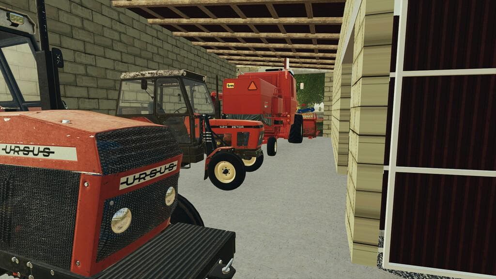 GARAGE FOR THE COMBINE