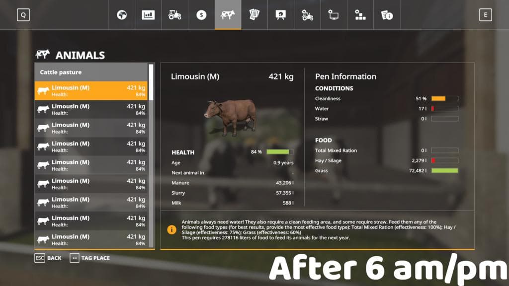 GLOBALCOMPANY ADDON - REALISTIC MILKING TIME