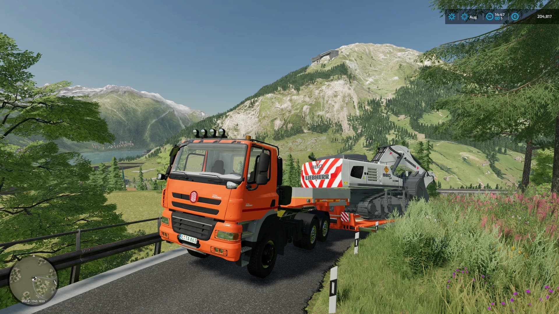 GOLDHOFER LOW LOADER WITH EXTENSIONS