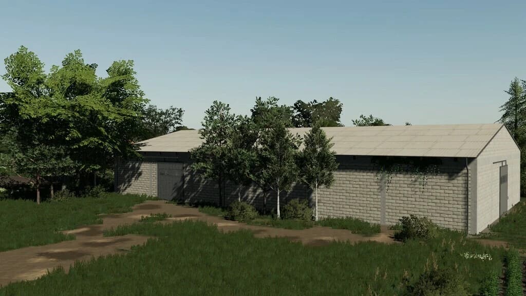 HALL 22X40 AND RED BRICK GARAGE