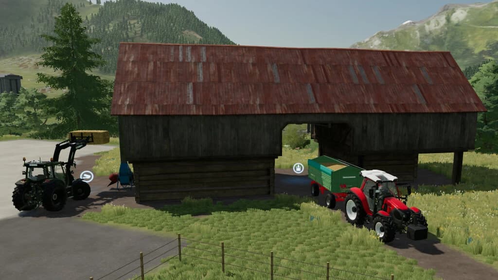 HAY STORAGE WITH BALE ACCEPTANCE