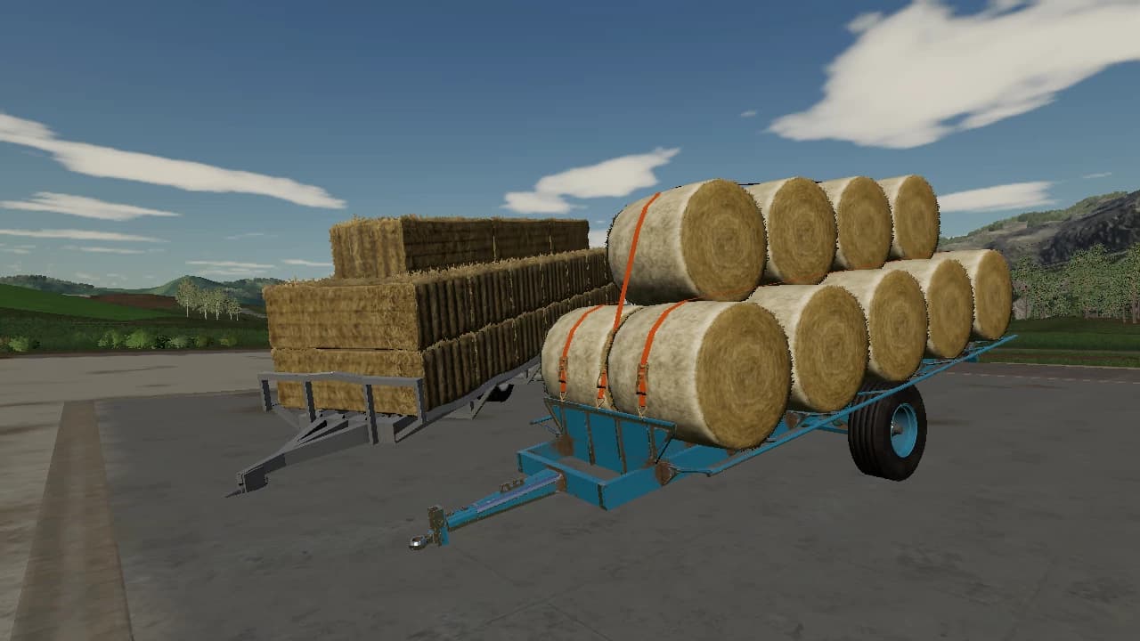 HUNGARIAN HOMEMADE BALE TRAILER