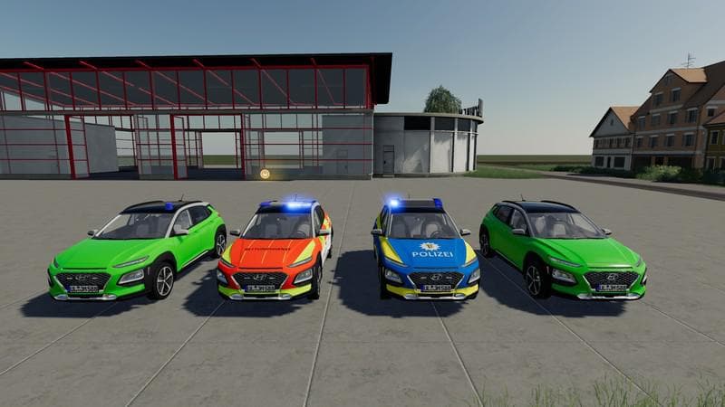 HYUNDAI KONA POLICE AND AMBULANCE