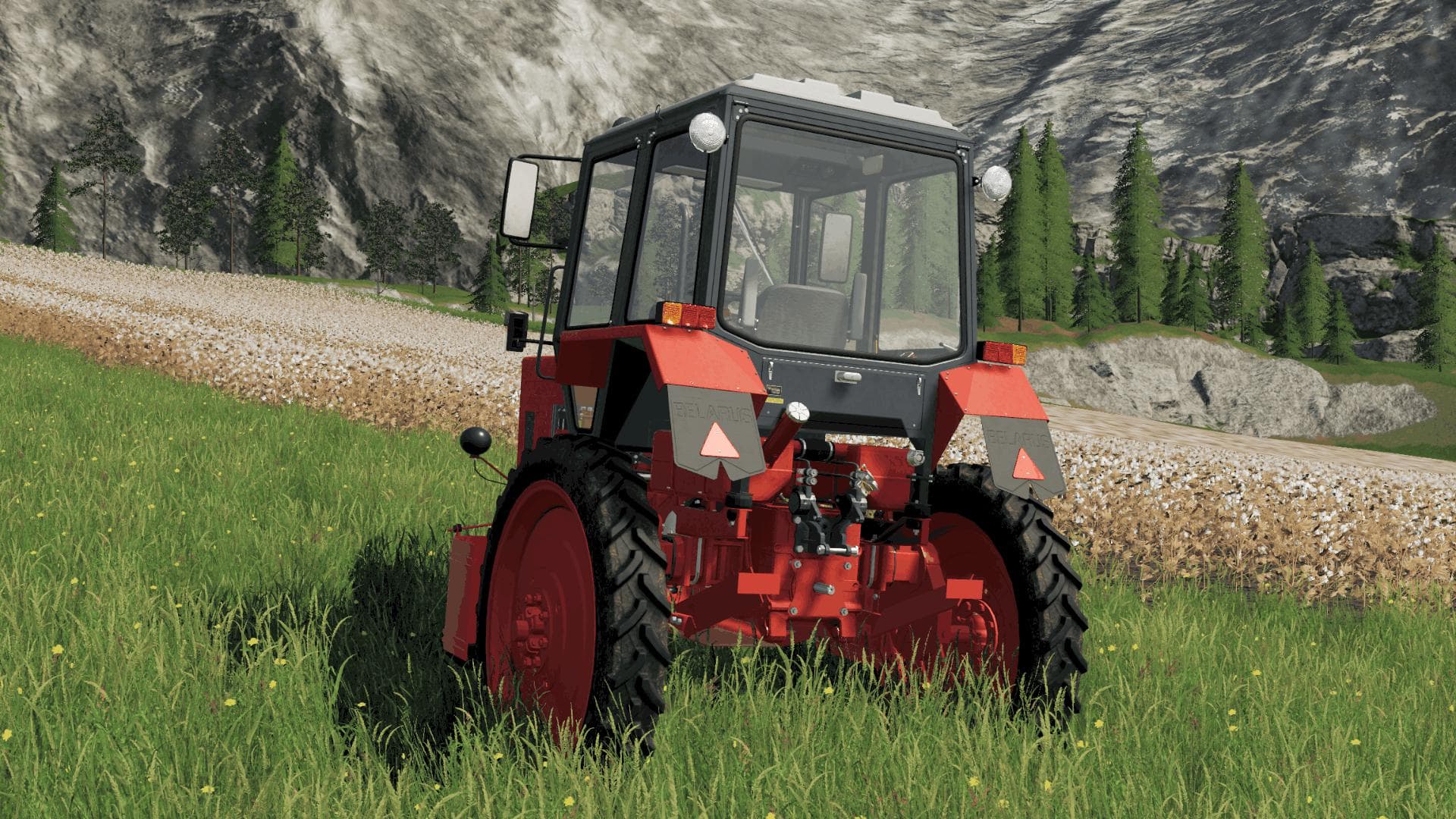Harsvester MTZ80 for cotton