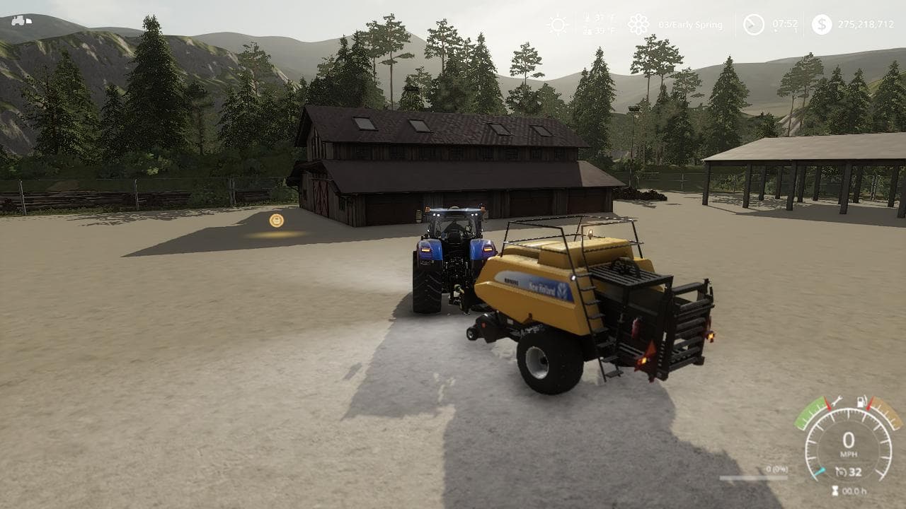 Hesston big baler