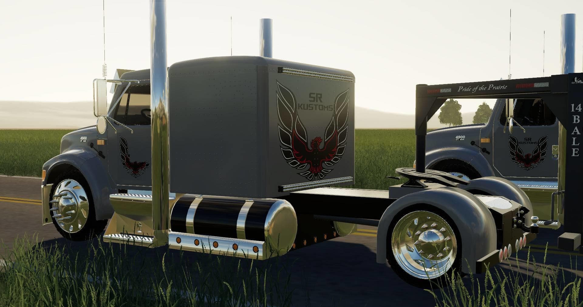 INTERNATIONAL 4900 STREET REAPER CUSTOM SINGLE AXLE