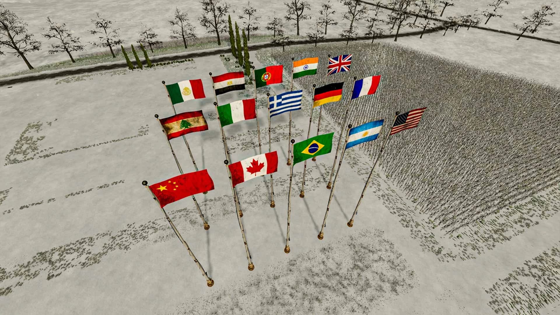 INTERNATIONAL FLAGS PACK